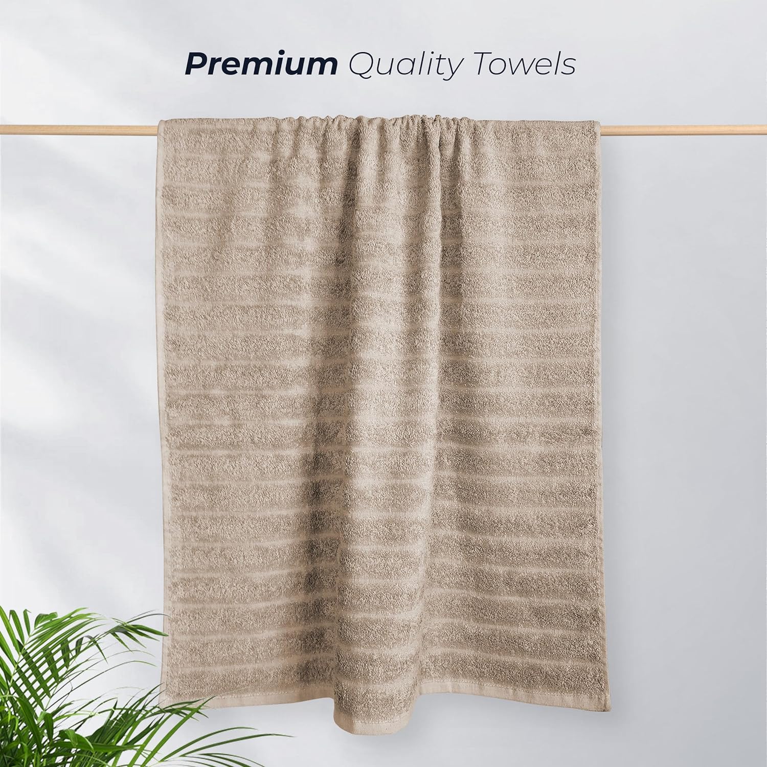 Hydro Cotton Ribbed Towels Highly Absorbent Luxurious Soft Lightweight Quick Dry, Jumbo Bath Sheet Packs & Towel Bale Sets Available