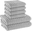 Hydro Cotton Ribbed Towels Highly Absorbent Luxurious Soft Lightweight Quick Dry, Jumbo Bath Sheet Packs & Towel Bale Sets Available