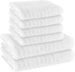 Hydro Cotton Ribbed Towels Highly Absorbent Luxurious Soft Lightweight Quick Dry, Jumbo Bath Sheet Packs & Towel Bale Sets Available