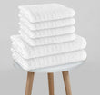 Hydro Cotton Ribbed Towels Highly Absorbent Luxurious Soft Lightweight Quick Dry, Jumbo Bath Sheet Packs & Towel Bale Sets Available
