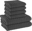 Hydro Cotton Ribbed Towels Highly Absorbent Luxurious Soft Lightweight Quick Dry, Jumbo Bath Sheet Packs & Towel Bale Sets Available
