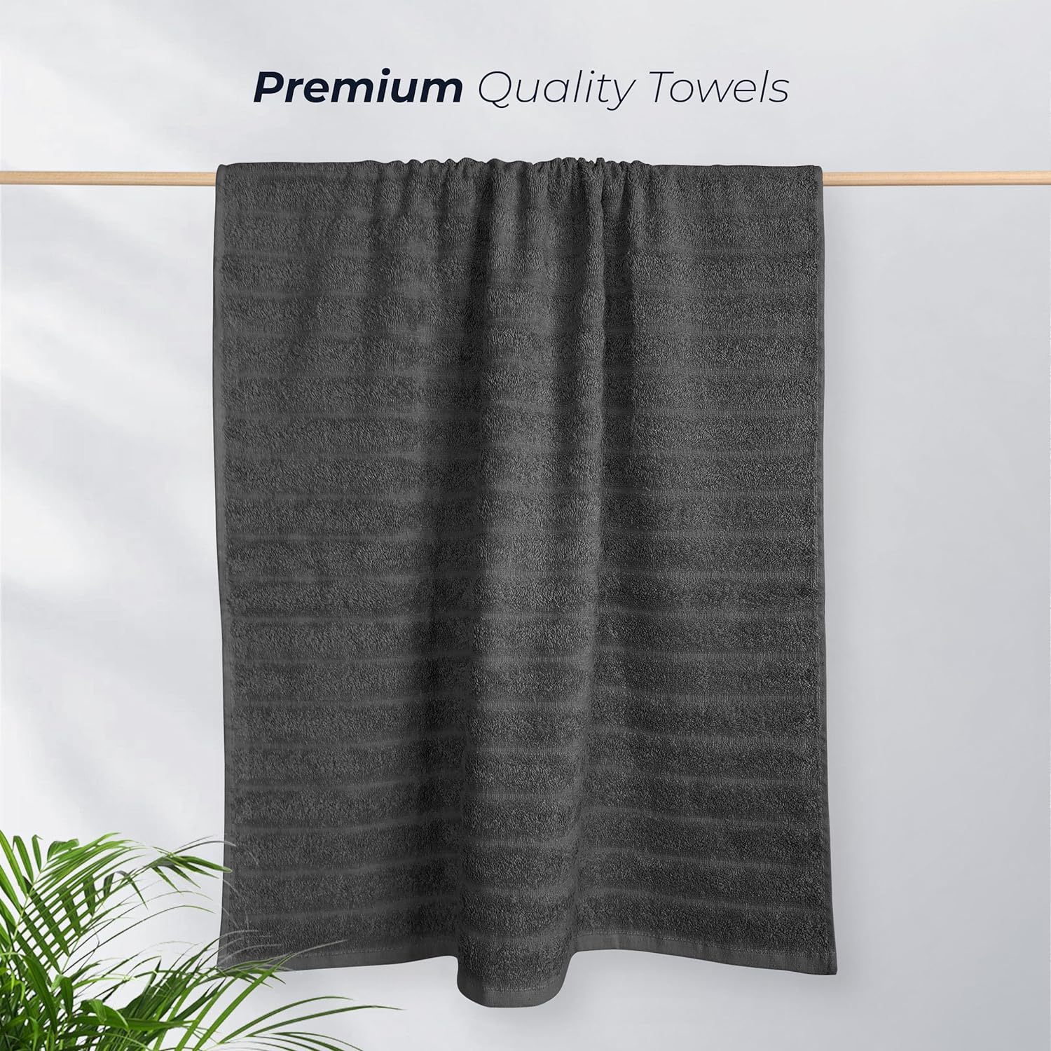 Hydro Cotton Ribbed Towels Highly Absorbent Luxurious Soft Lightweight Quick Dry, Jumbo Bath Sheet Packs & Towel Bale Sets Available