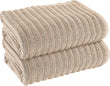 Hydro Cotton Ribbed Towels Highly Absorbent Luxurious Soft Lightweight Quick Dry, Jumbo Bath Sheet Packs & Towel Bale Sets Available