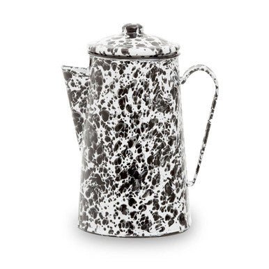 Hygge Black And White Patterned Coffee Pot