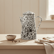 Hygge Black And White Patterned Teapot