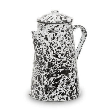 Hygge Black And White Patterned Teapot