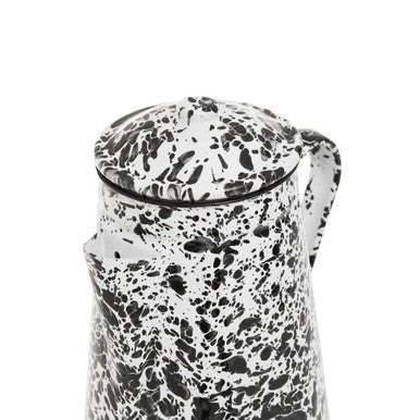 Hygge Black And White Patterned Teapot