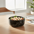 Hygge Black Faux Marble Bowl