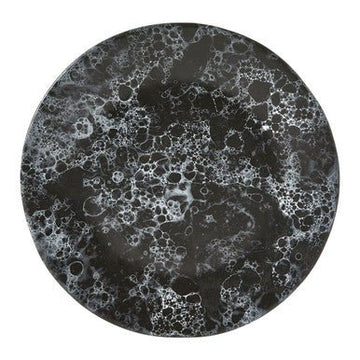 Hygge Black Marble Effect Dinner Plate