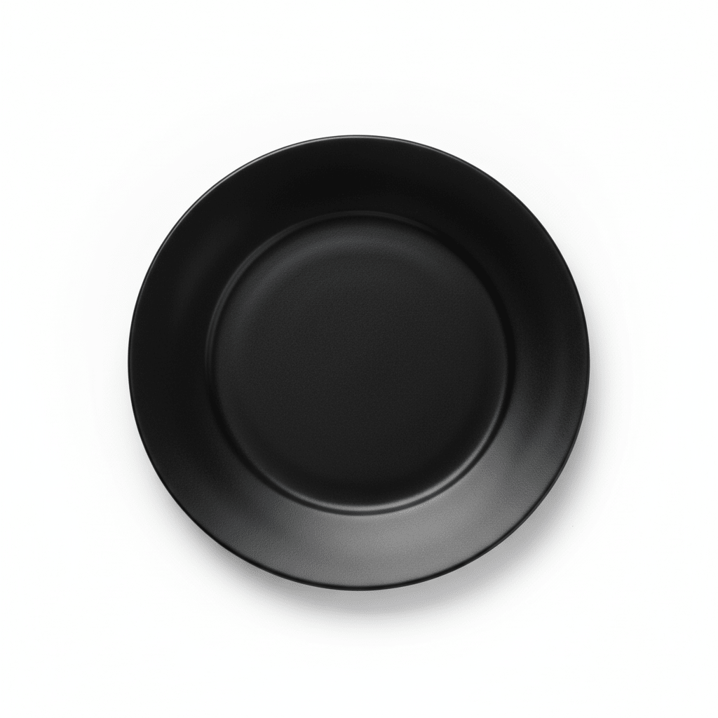 Hygge Black Stoneware Dinner Plate