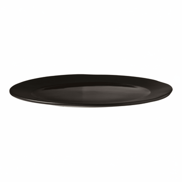 Hygge Black Stoneware Pizza Plate