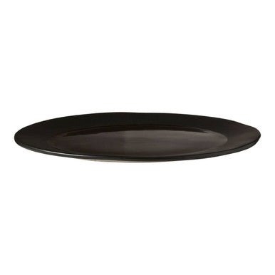 Hygge Black Stoneware Pizza Plate