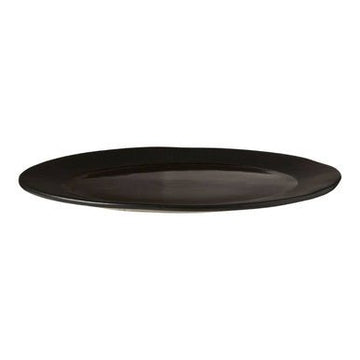 Hygge Black Stoneware Pizza Plate