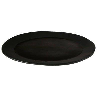 Hygge Black Stoneware Pizza Plate