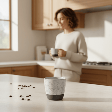 Hygge Grey Speckled Cup