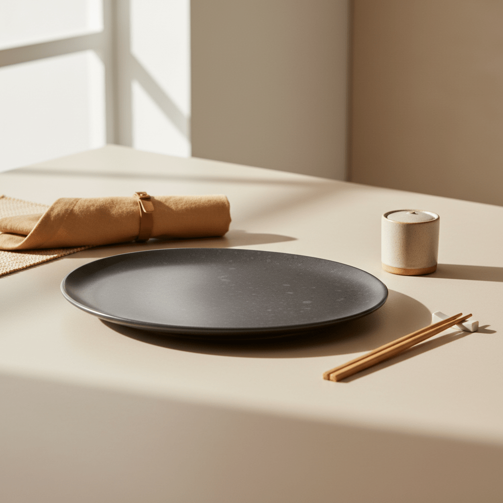 Hygge Grey Speckled Dinner Plate
