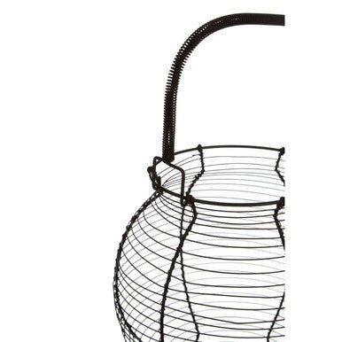 Hygge Matte Black Egg Basket