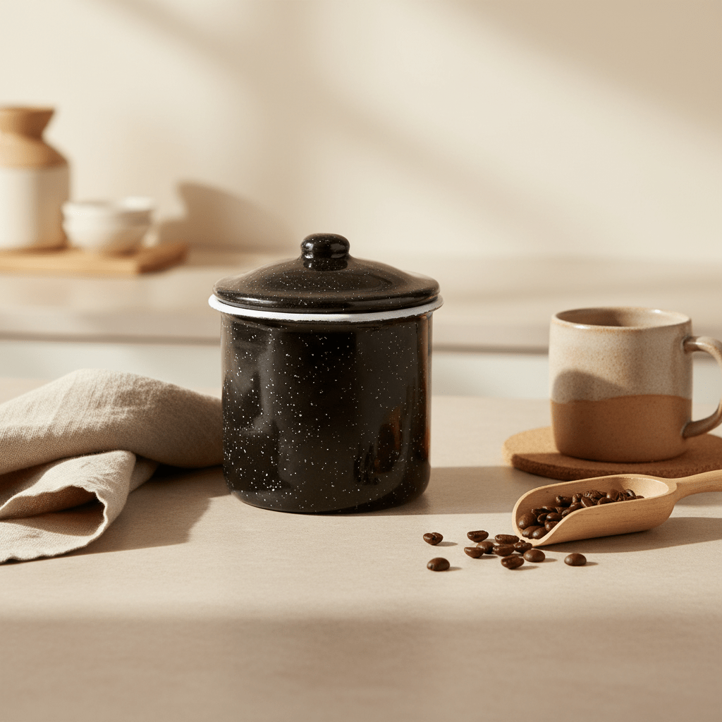 Hygge Small Black Canister