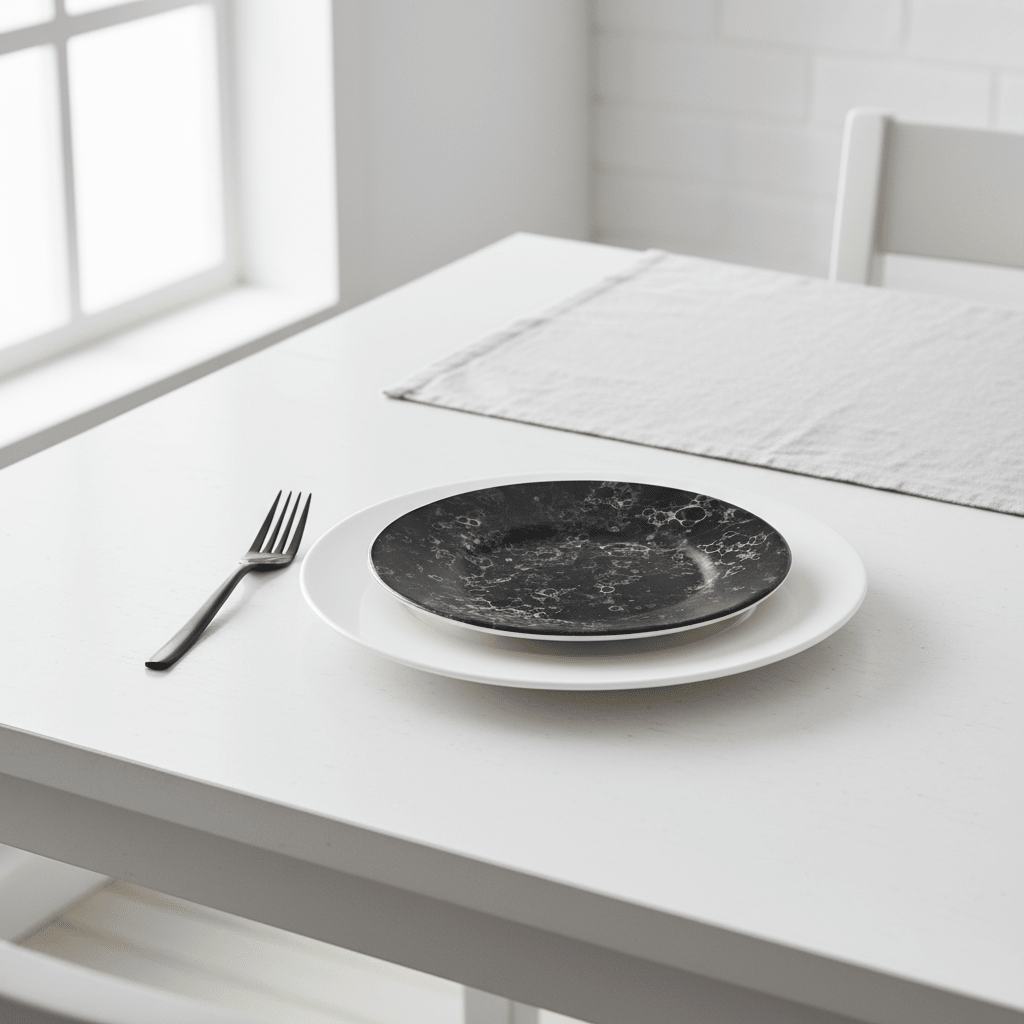 Hygge Small Marble Effect Side Plate