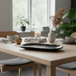 Hygge Large Black Marble Effect Serving