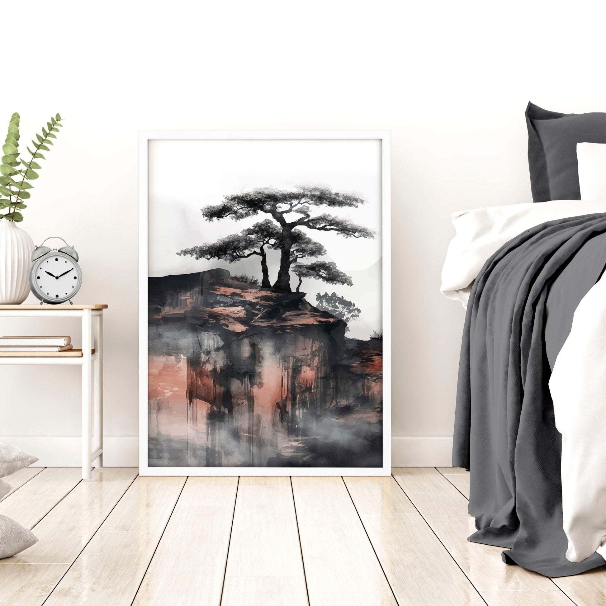 Ideas For Bedroom Wall Art | Set of 3 Asian Inspired Wall art Prints