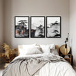 Ideas For Bedroom Wall Art | Set of 3 Asian Inspired Wall art Prints