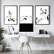 Ideas For Office Wall Decor | Set of 3 wall art prints