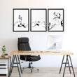 Ideas For Office Wall Decor | Set of 3 wall art prints