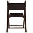 Inca Teak And Black Folding Chair
