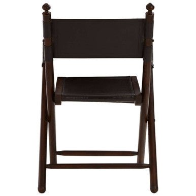 Inca Teak And Black Folding Chair
