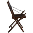 Inca Teak And Black Folding Chair