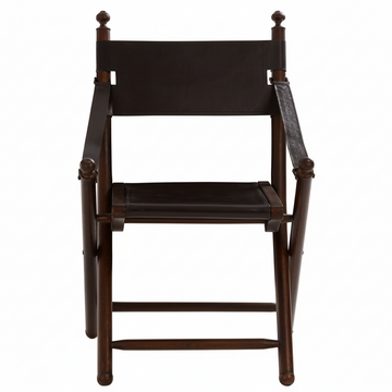 Inca Teak And Black Folding Chair