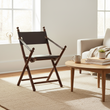 Inca Teak And Black Folding Chair
