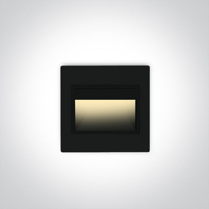Indoor Square Wall Recessed - 68007 - 1,5 W Wall recessed LED light, ideal for step and corridor illumination Supplied complete with non - dimmable LED driver