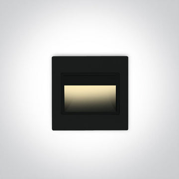 Indoor Square Wall Recessed - 68007 - 1,5 W Wall recessed LED light, ideal for step and corridor illumination Supplied complete with non - dimmable LED driver