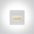 Indoor Square Wall Recessed - 68007 - 1,5 W Wall recessed LED light, ideal for step and corridor illumination Supplied complete with non - dimmable LED driver