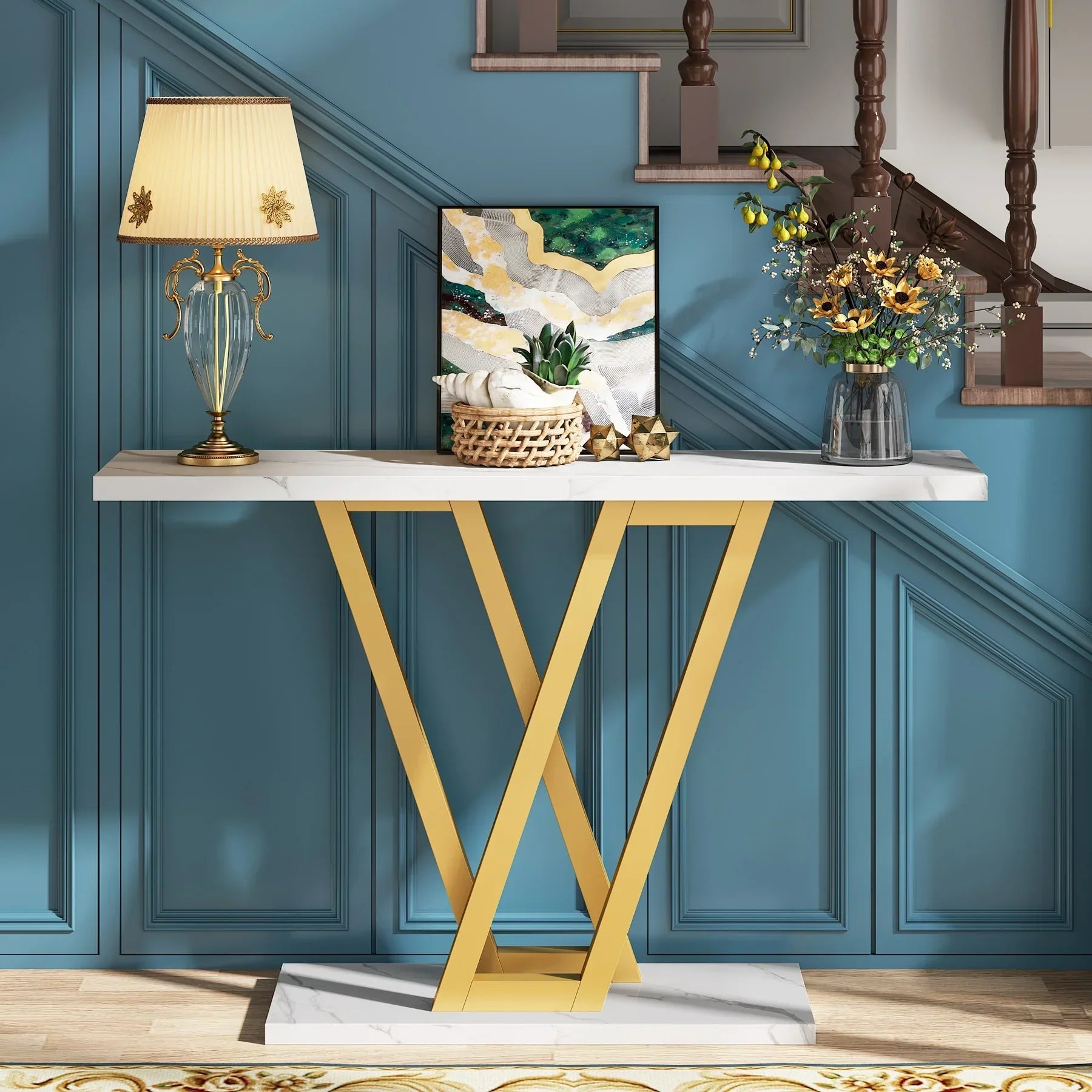 Industrial Console Table