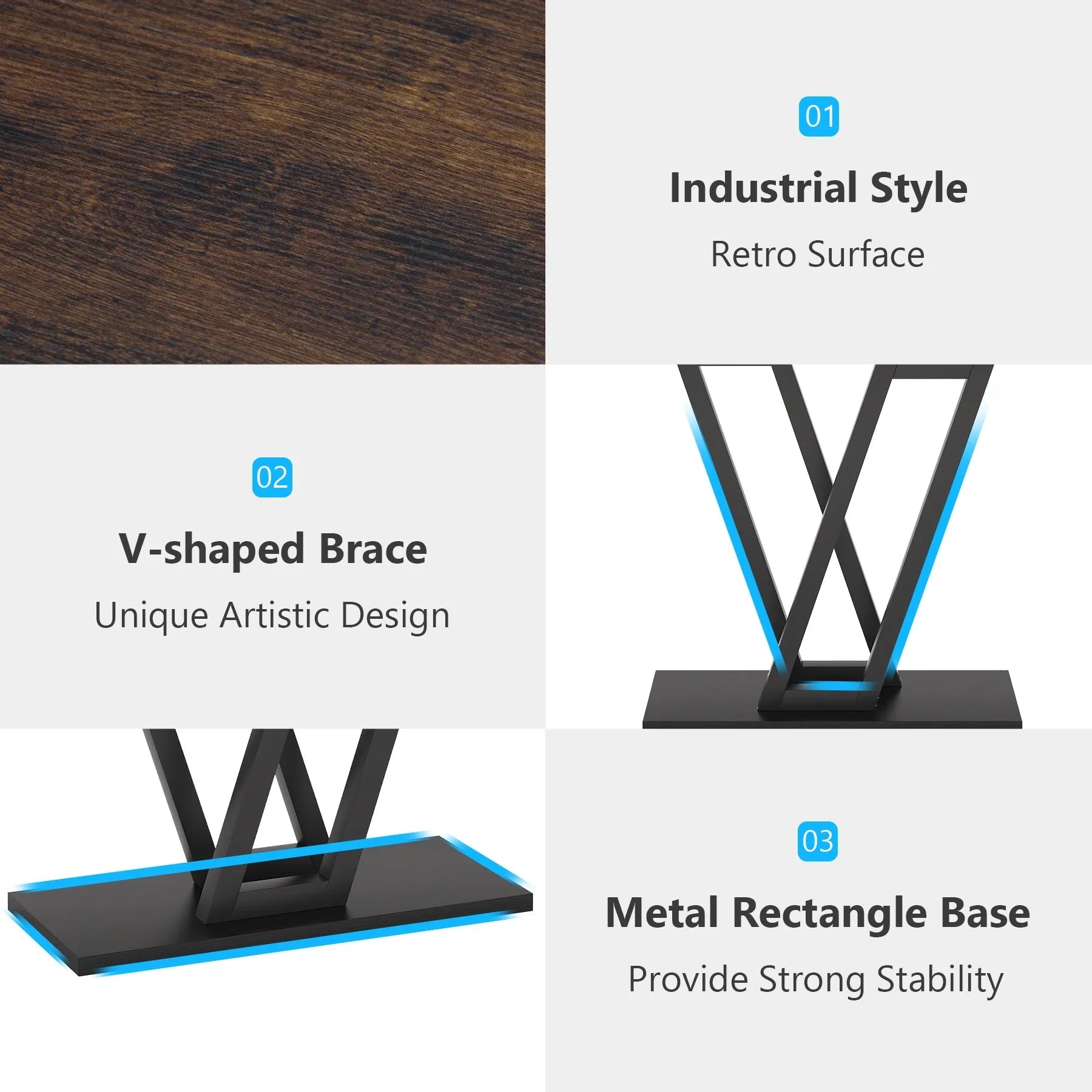 Industrial Console Table