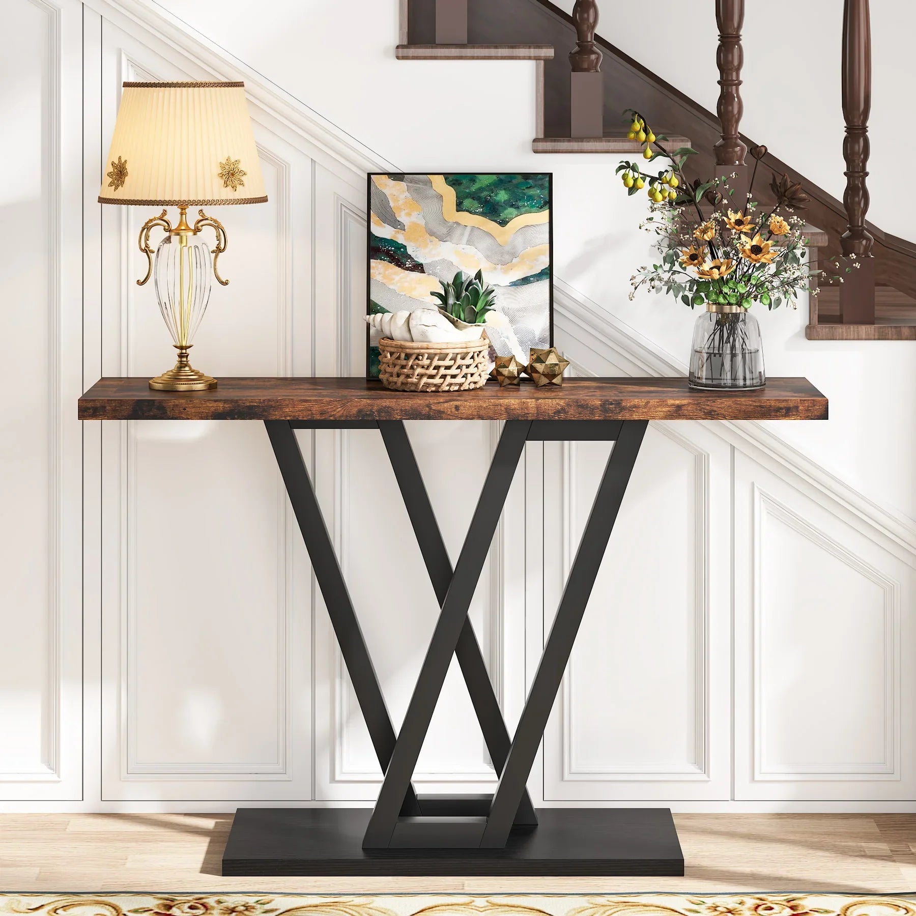 Industrial Console Table