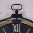 Industrial Extra Large Cog Clock Black and Gold