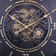 Industrial Extra Large Cog Clock Black and Gold