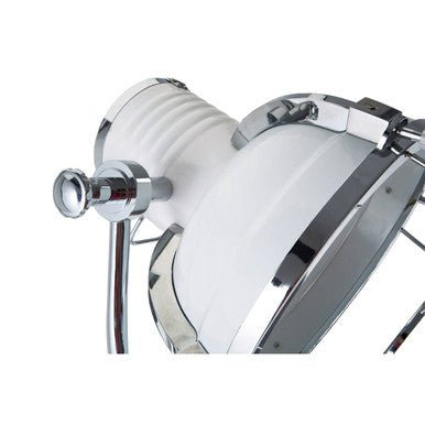 Industrial Revolution Tripod White Floor Lamp