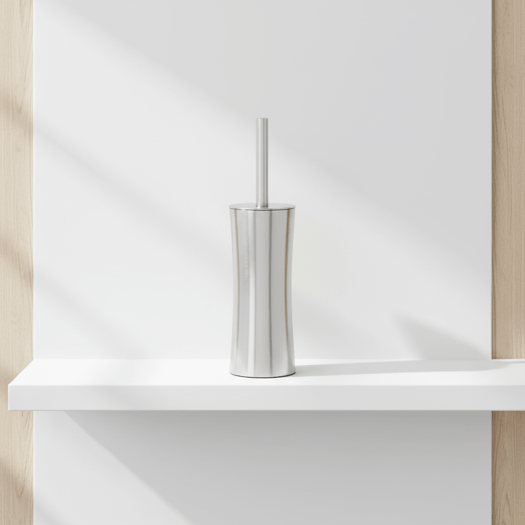 Indy Stainless Steel Toilet Brush with Holder