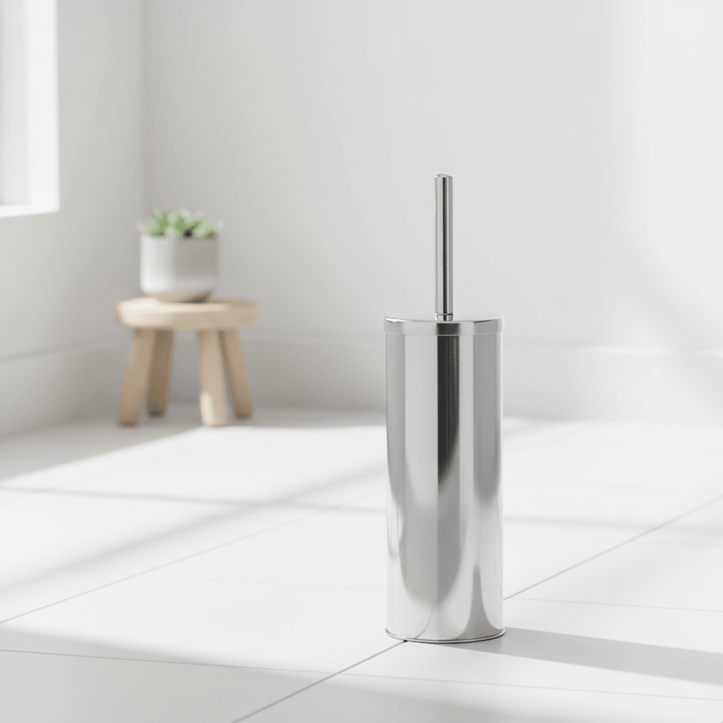 Indy Stainless Steel Toilet Brush with Holder
