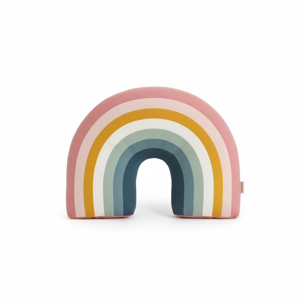 Ins sweet single product pillow super soft rainbow pillow pillows baby toys home decoration