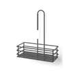 Iparo 25.5 cm Powder Coated Black Stainless Steel Shower Basket 40526