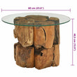 Isola Teak Wood - 60cm Handmade