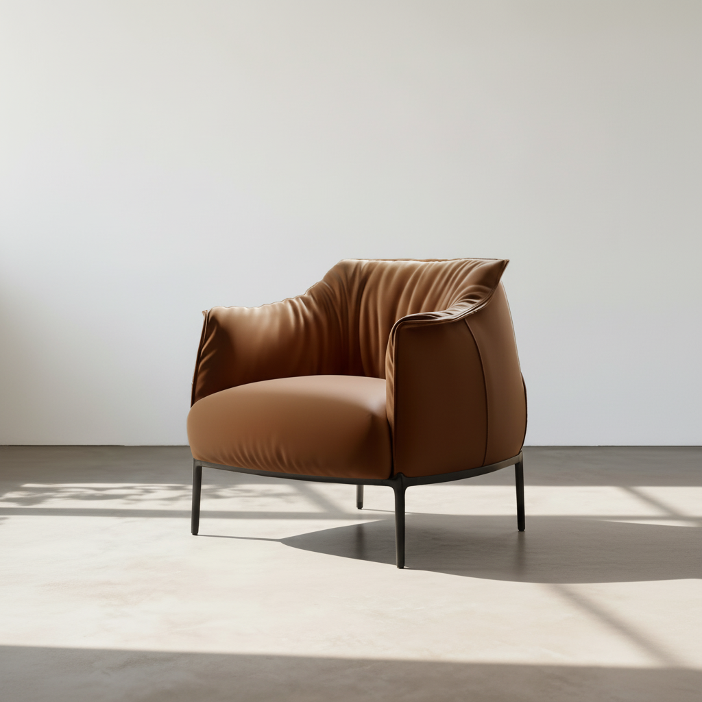 Issac Armchair, Leather