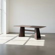 Italian Retro Dining Table, Solid Wood