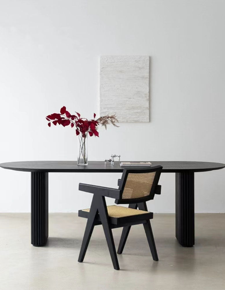 Ivar Oval Dining Table, Solid Wood